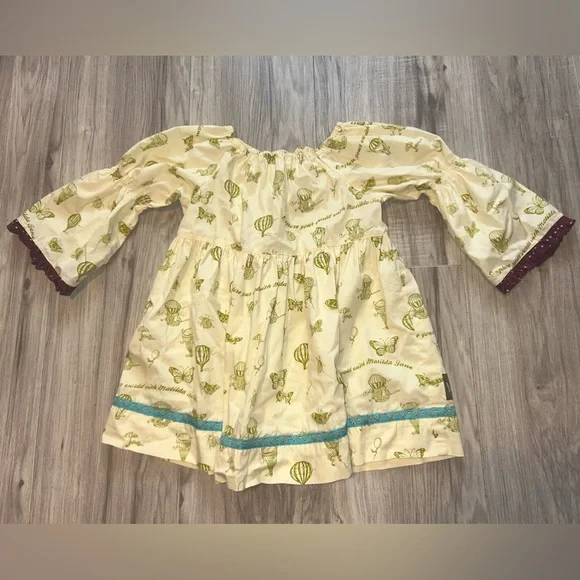 Matilda Jane LimeLight Peasant Top Sz 8 - Picture 2 of 4